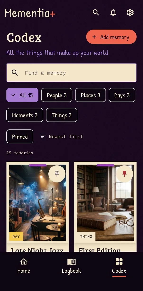 Stickers theme: the Codex